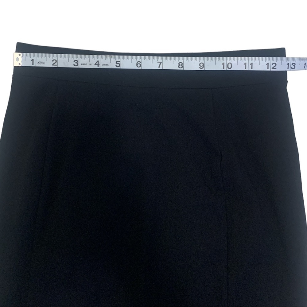 Project Runway Size Small Black Pencil Skirt with tie - Picture 3 of 6